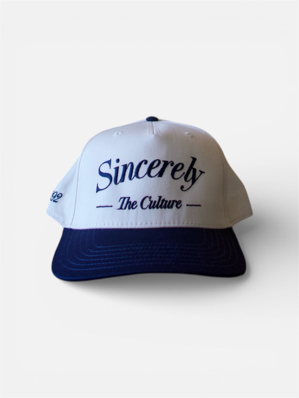 The Original Cap — Cream / Navy