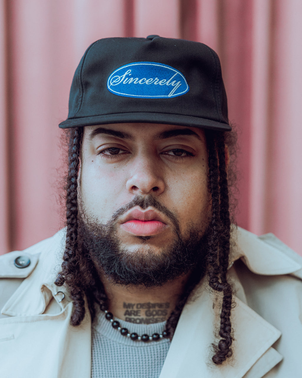 Signature Oval Cap- Black