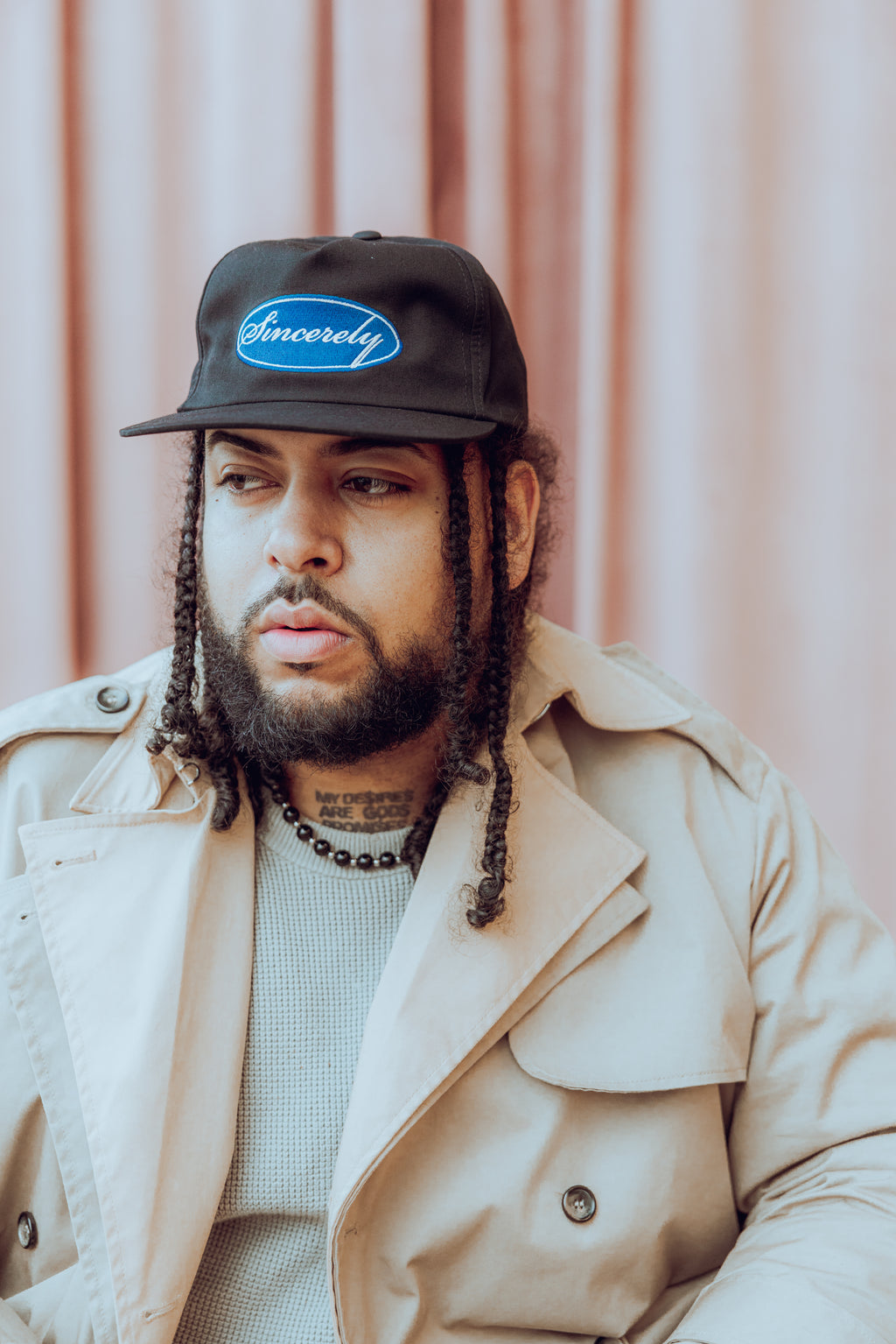 Signature Oval Cap- Black