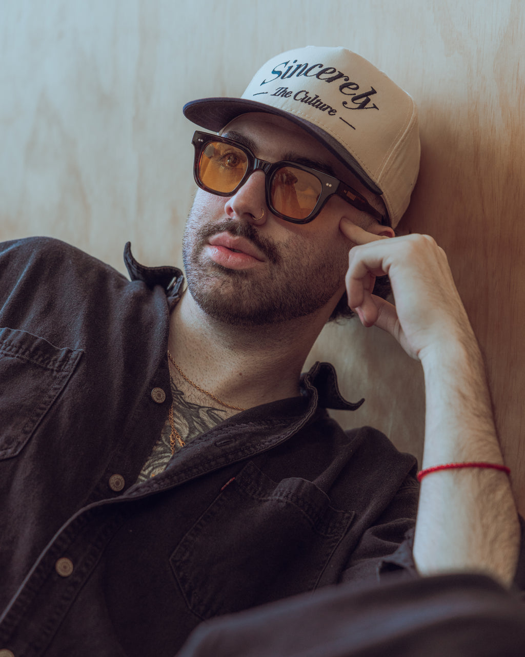 The Original Cap — Cream / Navy